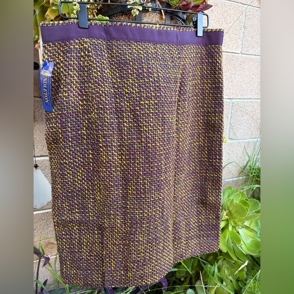 PENDLETON vintage 90’s Petrie wool blend skirt - Picture 2 of 15